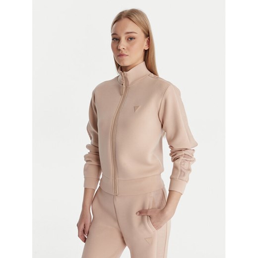 Guess Bluza V2YQ17 K7UW2 Beżowy Regular Fit ze sklepu MODIVO w kategorii Bluzy damskie - zdjęcie 187964426
