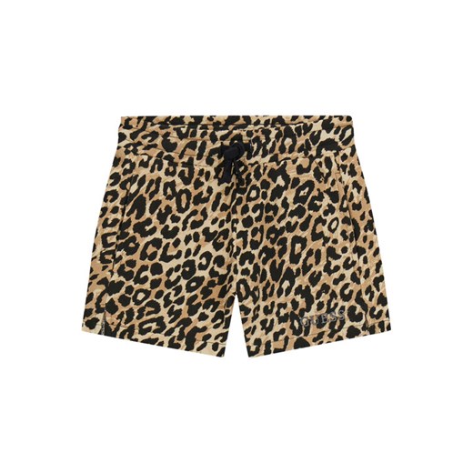 Guess Szorty sportowe J6RD07 KA6R4 Beżowy Regular Fit ze sklepu MODIVO w kategorii Spodenki chłopięce - zdjęcie 187964436