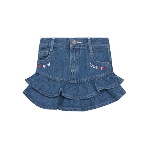 Guess Spódnica jeansowa K6RD00 D45E0 Niebieski Regular Fit ze sklepu MODIVO w kategorii Spódnice dziewczęce - zdjęcie 187964449