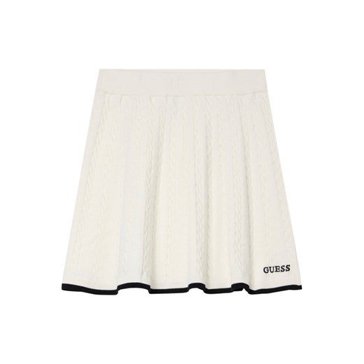 Guess Spódnica J6RD22 Z4652 Écru Regular Fit ze sklepu MODIVO w kategorii Spódnice dziewczęce - zdjęcie 187964468