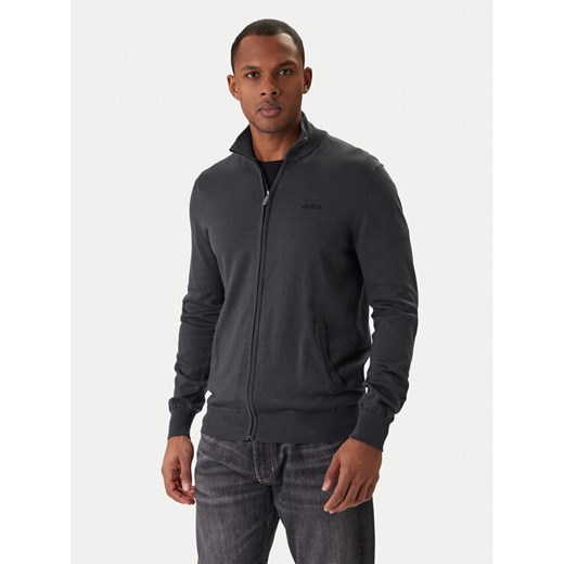 Guess Kardigan M6RR18 Z4451 Szary Regular Fit ze sklepu MODIVO w kategorii Swetry męskie - zdjęcie 187964486