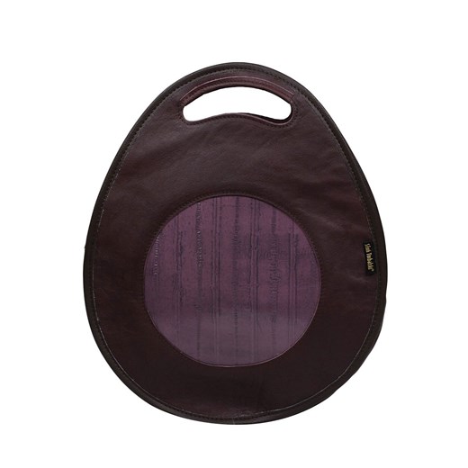 fioletowa torebka damska skórzana  z funkcją plecaka Poly ze sklepu Słoń Torbalski w kategorii Torby Shopper bag - zdjęcie 187964975