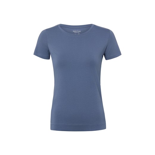 Marie Lund T-shirt damski Kobiety Dżersej indygo jednolity ze sklepu vangraaf w kategorii Bluzki damskie - zdjęcie 187965076