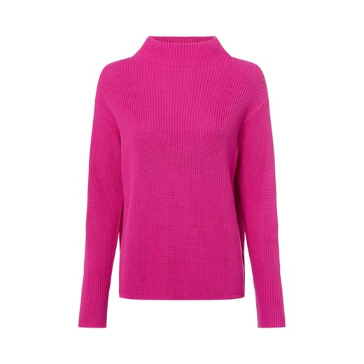 Marie Lund Sweter damski Kobiety Bawełna wyrazisty róż jednolity ze sklepu vangraaf w kategorii Swetry damskie - zdjęcie 187965097