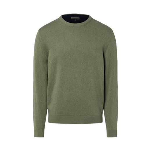 Finshley & Harding Sweter z zawartością kaszmiru Mężczyźni Bawełna trzcinowy marmurkowy ze sklepu vangraaf w kategorii Swetry męskie - zdjęcie 187965119