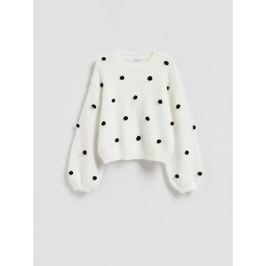 Reserved - Sweter w kropki - wielobarwny ze sklepu Reserved w kategorii Swetry damskie - zdjęcie 187965326