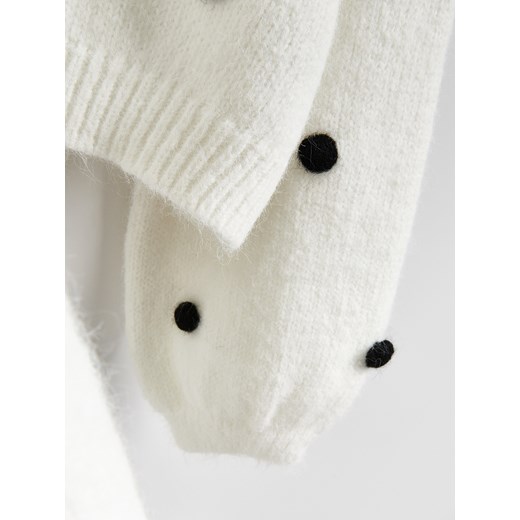 Reserved - Sweter w kropki - wielobarwny Reserved L Reserved