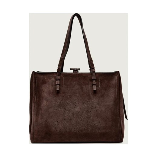 Casadei Shopperka DULCIN | zamsz ze sklepu Gomez Fashion Store w kategorii Torby Shopper bag - zdjęcie 187967778