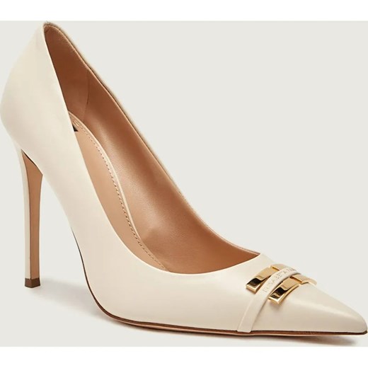 Elisabetta Franchi Skórzane szpilki ze sklepu Gomez Fashion Store w kategorii Czółenka - zdjęcie 187967815