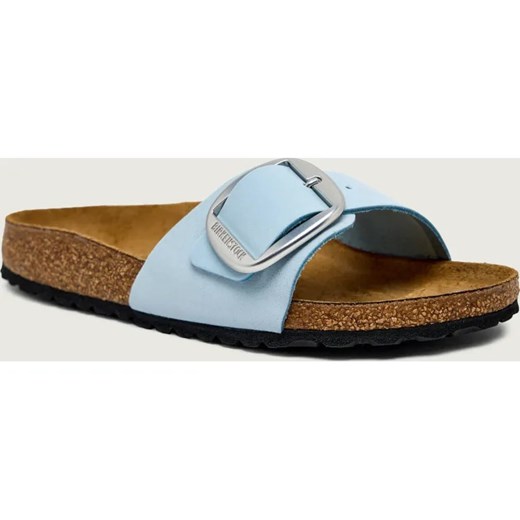 Birkenstock Klapki Madrid | narrow fit | zamsz ze sklepu Gomez Fashion Store w kategorii Klapki damskie - zdjęcie 187967827