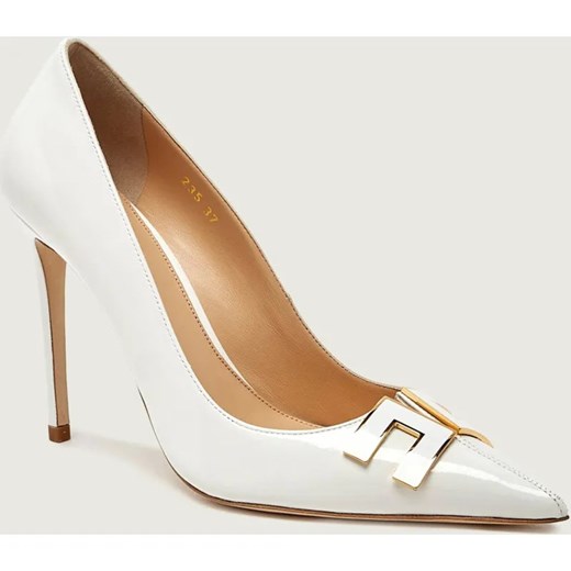 Elisabetta Franchi Skórzane szpilki ze sklepu Gomez Fashion Store w kategorii Czółenka - zdjęcie 187967836