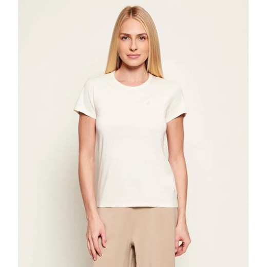 BOSS BLACK T-shirt Eventsa9 | Regular Fit | z dodatkiem jedwabiu ze sklepu Gomez Fashion Store w kategorii Bluzki damskie - zdjęcie 187967848