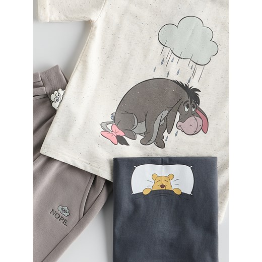 Reserved - T-shirt Kubuś Puchatek - wielobarwny ze sklepu Reserved w kategorii Bluzki dziewczęce - zdjęcie 187969205