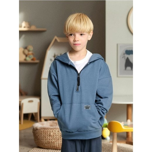 Sinsay - Bluza hoodie z zamkiem - szary ze sklepu Sinsay w kategorii Bluzy chłopięce - zdjęcie 187970015