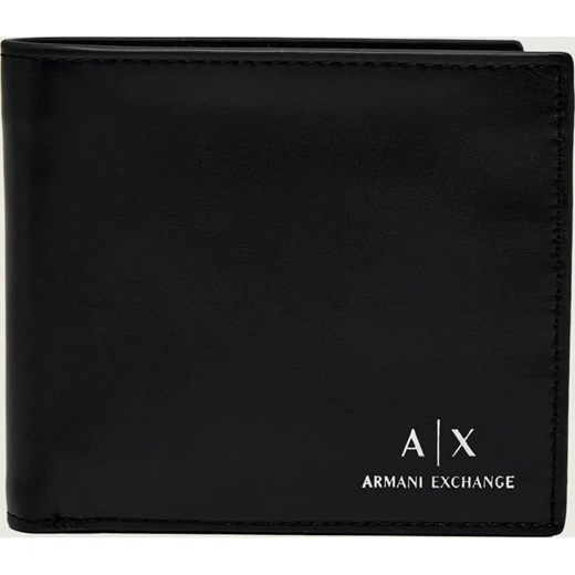 Armani Exchange Skórzany portfel Armani Exchange OS okazja Gomez Fashion Store