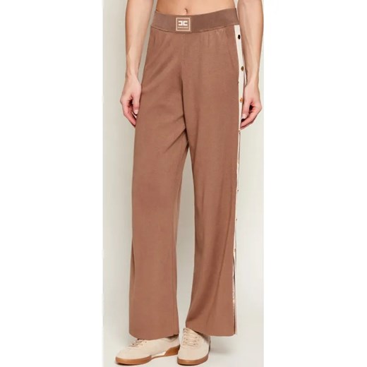 Elisabetta Franchi Spodnie dzianinowe | Loose fit ze sklepu Gomez Fashion Store w kategorii Spodnie damskie - zdjęcie 187970626