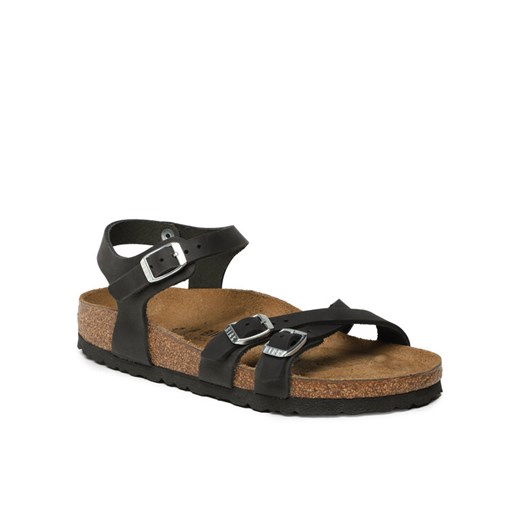 Sandały Birkenstock Kumba 1021487 Czarny ze sklepu eobuwie.pl w kategorii Sandały damskie - zdjęcie 187970748