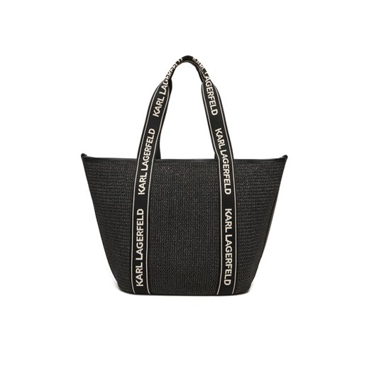 Torebka KARL LAGERFELD A1W46074 Czarny ze sklepu eobuwie.pl w kategorii Torby Shopper bag - zdjęcie 187970795