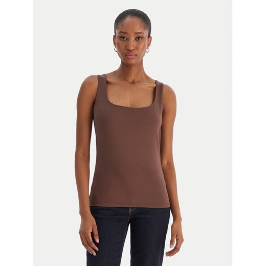 Vero Moda Top Million 10305800 Brązowy Regular Fit ze sklepu MODIVO w kategorii Bluzki damskie - zdjęcie 187971288