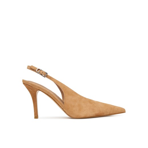 Szpilki Guess FLPPRI SUE05 Brązowy ze sklepu eobuwie.pl w kategorii Czółenka - zdjęcie 187973288