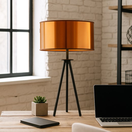 Designerska lampa stołowa na trójnogu ALTA MIRROR ze sklepu Lysne w kategorii Lampy stołowe - zdjęcie 187973949