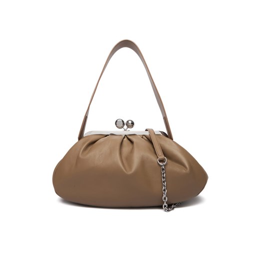 Torebka Weekend Max Mara 2615511174600 Brązowy ze sklepu eobuwie.pl w kategorii Kopertówki - zdjęcie 187974299