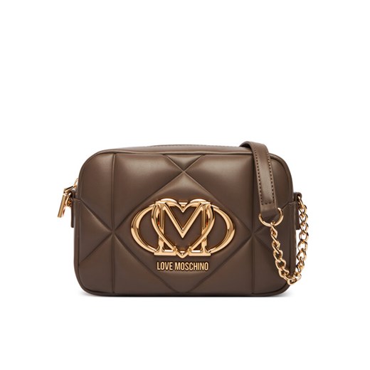 Torebka LOVE MOSCHINO JC4038PP1OLC0203 Brązowy ze sklepu eobuwie.pl w kategorii Listonoszki - zdjęcie 187974317