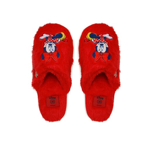 Kapcie Minnie Mouse AW22-125DSTC-A Czerwony ze sklepu eobuwie.pl w kategorii Kapcie dziecięce - zdjęcie 187974346