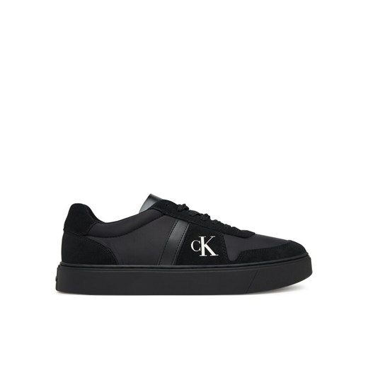 Sneakersy Calvin Klein Classic Cups Lace Mix Emb Tongue YM0YM01395 Czarny ze sklepu eobuwie.pl w kategorii Buty sportowe męskie - zdjęcie 187975365