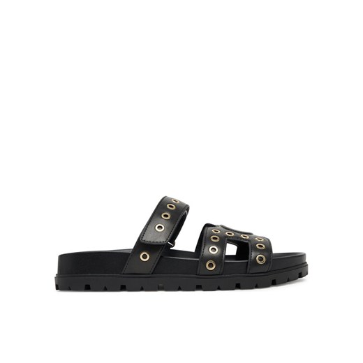 Klapki Guess FLPFAS ELE03 Czarny ze sklepu eobuwie.pl w kategorii Klapki damskie - zdjęcie 187975445