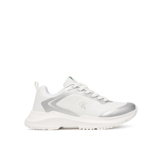 Calvin Klein Sneakersy Low Cut Lace-Up V3A9-83233-1844X059 S Biały ze sklepu MODIVO w kategorii Buty sportowe dziecięce - zdjęcie 187976025