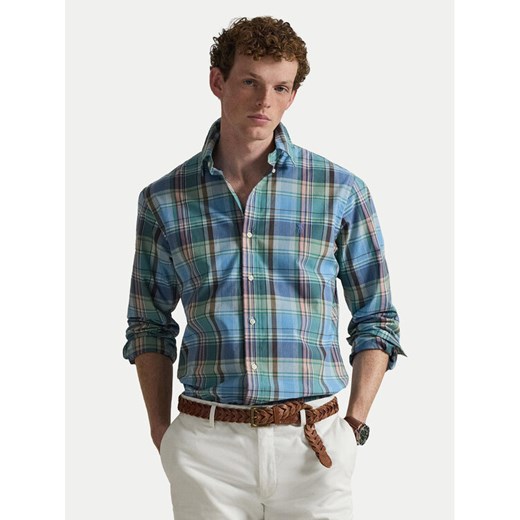 Polo Ralph Lauren Koszula 710P06020007 Niebieski Custom Fit ze sklepu MODIVO w kategorii Koszule męskie - zdjęcie 187976045