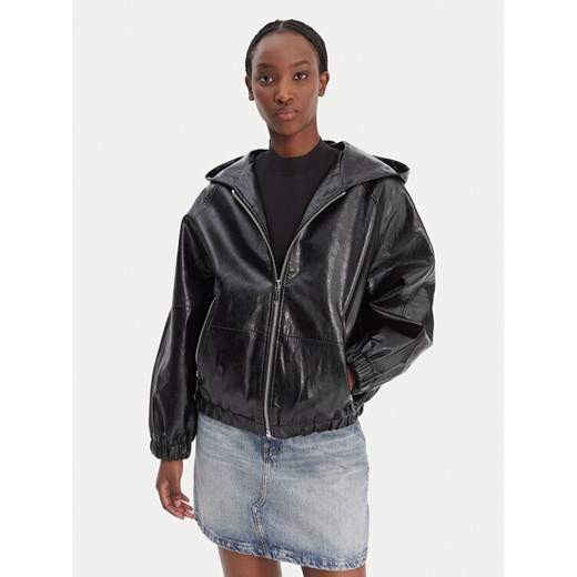 MICHAEL Michael Kors Kurtka z imitacji skóry MR620K5DTW Czarny Regular Fit ze sklepu MODIVO w kategorii Kurtki damskie - zdjęcie 187976069