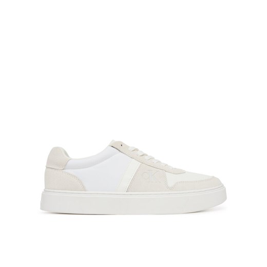Calvin Klein Sneakersy Classic Cups Lace Mix Emb Tongue YM0YM01395 Biały ze sklepu MODIVO w kategorii Buty sportowe męskie - zdjęcie 187976139