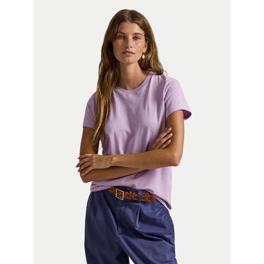 Polo Ralph Lauren T-Shirt 211B14605015 Granatowy Classic Fit ze sklepu MODIVO w kategorii Bluzki damskie - zdjęcie 187976218