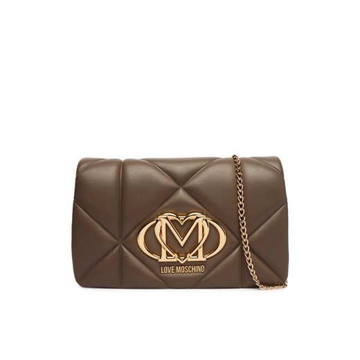 LOVE MOSCHINO Torebka JC4043PP1OLC0203 Brązowy ze sklepu MODIVO w kategorii Kopertówki - zdjęcie 187976235