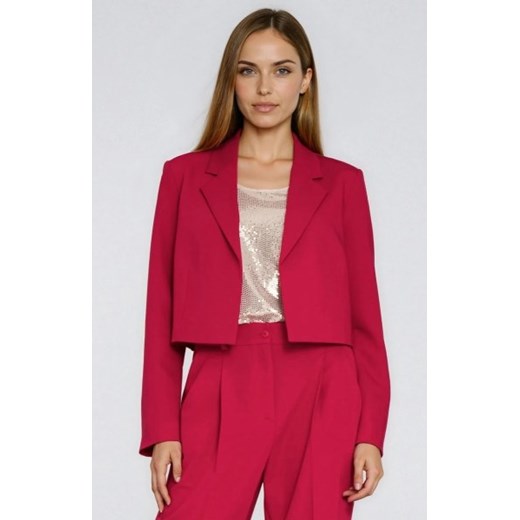 Krótki czerwony żakiet damski ze sklepu intimiti.pl w kategorii Marynarki damskie - zdjęcie 187977905
