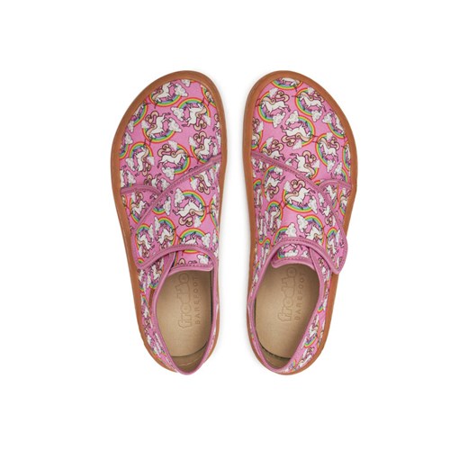 Kapcie Froddo Barefoot Slippers G1700408-4 D Różowy ze sklepu eobuwie.pl w kategorii Kapcie dziecięce - zdjęcie 187978519