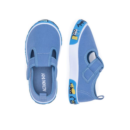 Action Boy Kapcie CF2500-3(CH) Niebieski ze sklepu MODIVO w kategorii Kapcie dziecięce - zdjęcie 187978809