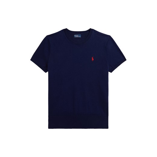 Polo Ralph Lauren T-Shirt 211971872004 Granatowy Slim Fit ze sklepu MODIVO w kategorii Bluzki damskie - zdjęcie 187978828