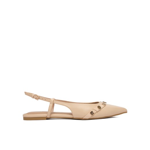 Guess Baleriny FLPDOR LEA05 Beżowy ze sklepu MODIVO w kategorii Balerinki - zdjęcie 187978895