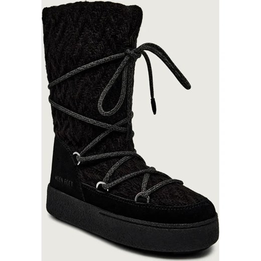 Moon Boot Śniegowce LTRACK Moon Boot x Guest In Residence | zamsz ze sklepu Gomez Fashion Store w kategorii Śniegowce damskie - zdjęcie 187980268