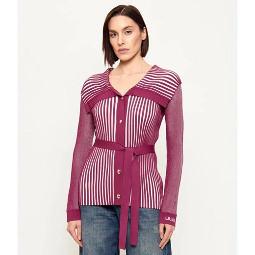 Liu Jo Sport Kardigan | Slim Fit ze sklepu Gomez Fashion Store w kategorii Swetry damskie - zdjęcie 187980295