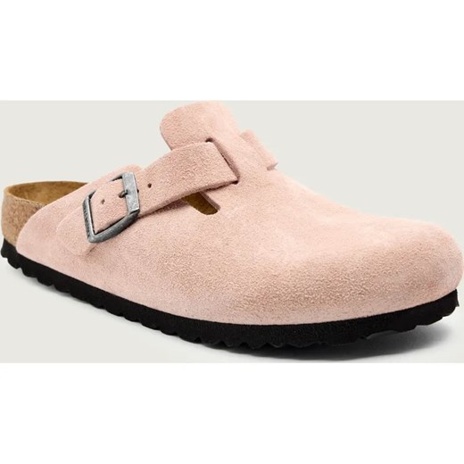 Birkenstock Mule Boston LEVE | narrow fit | zamsz ze sklepu Gomez Fashion Store w kategorii Klapki damskie - zdjęcie 187981587