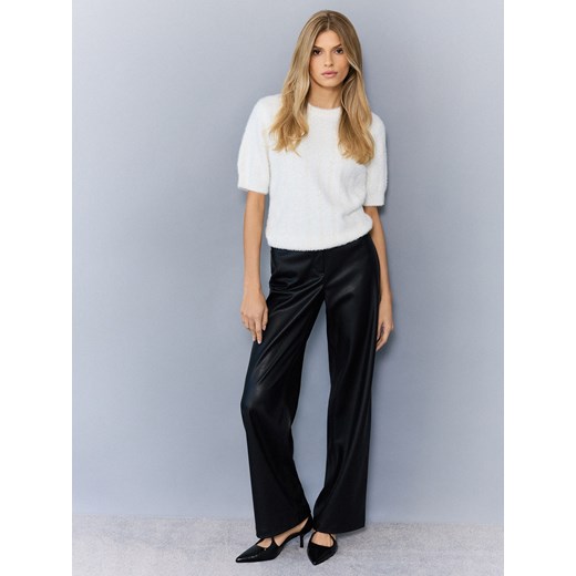 Mohito - Sweter z krótkim rękawem - biały ze sklepu Mohito w kategorii Swetry damskie - zdjęcie 187982829