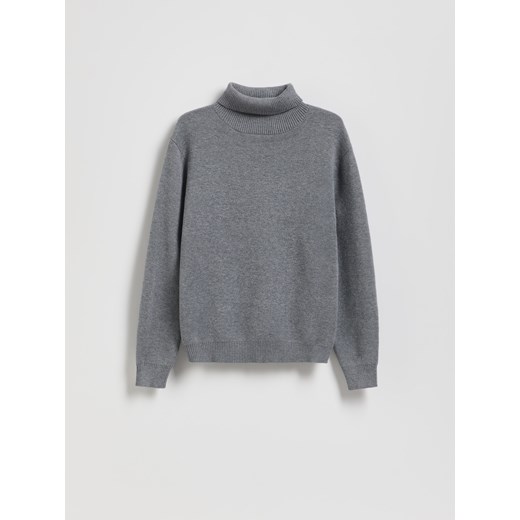 Reserved - Klasyczny golf - ciemnoszary ze sklepu Reserved w kategorii Bluzy chłopięce - zdjęcie 187983125