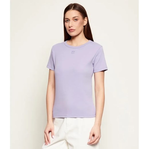 HUGO T-shirt Deloris | Regular Fit ze sklepu Gomez Fashion Store w kategorii Bluzki damskie - zdjęcie 187983987