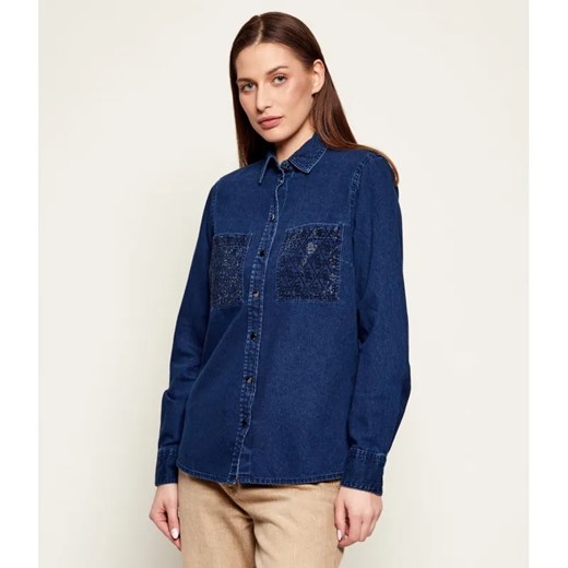 GUESS Jeansowa koszula MONIQUE | Regular Fit ze sklepu Gomez Fashion Store w kategorii Koszule damskie - zdjęcie 187984005