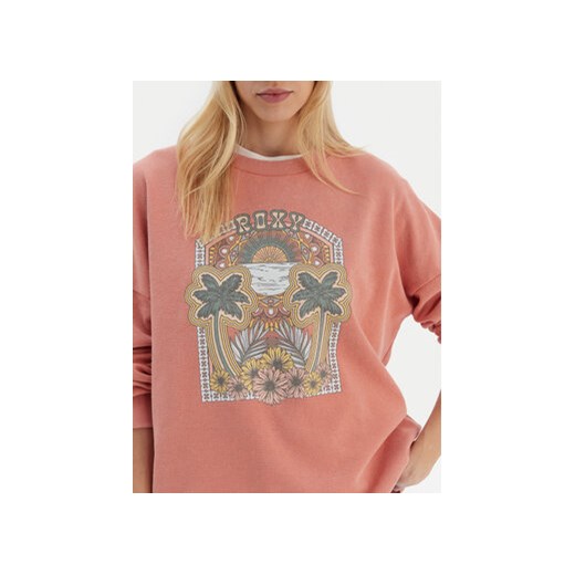 Roxy Bluza ERJKT04191 Różowy Relaxed Fit M MODIVO