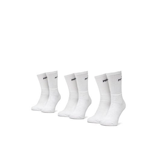 Skarpety długie Puma 90793402 39/42 Biały ze sklepu eobuwie.pl w kategorii Skarpetki męskie - zdjęcie 187985518
